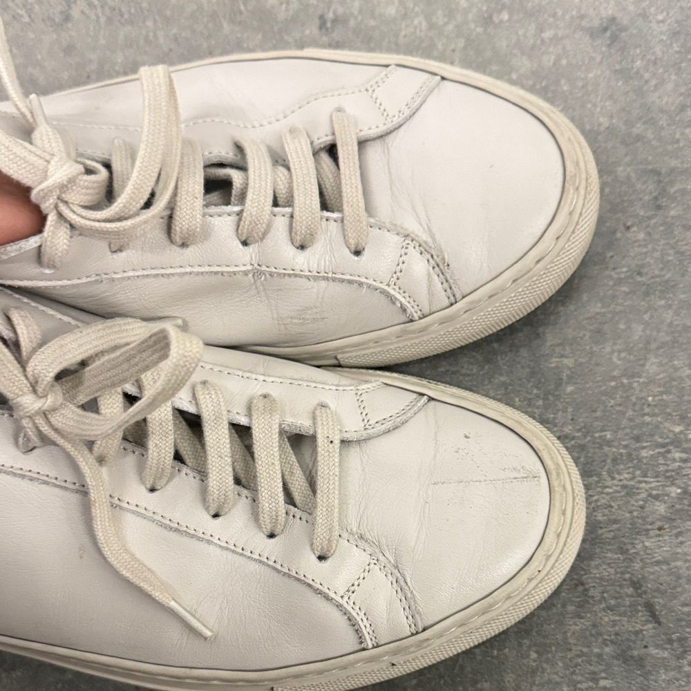 Common Projects Cream Sneakers - Picture 5 of 6
